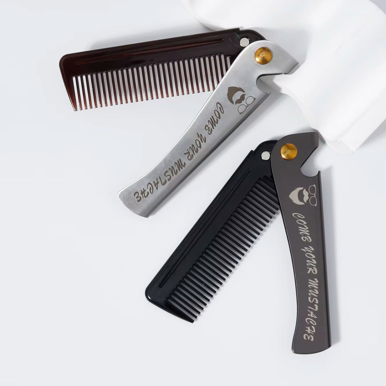 Folding pocket comb, fine toot - Comb Fine Tooth ulasan dan harga