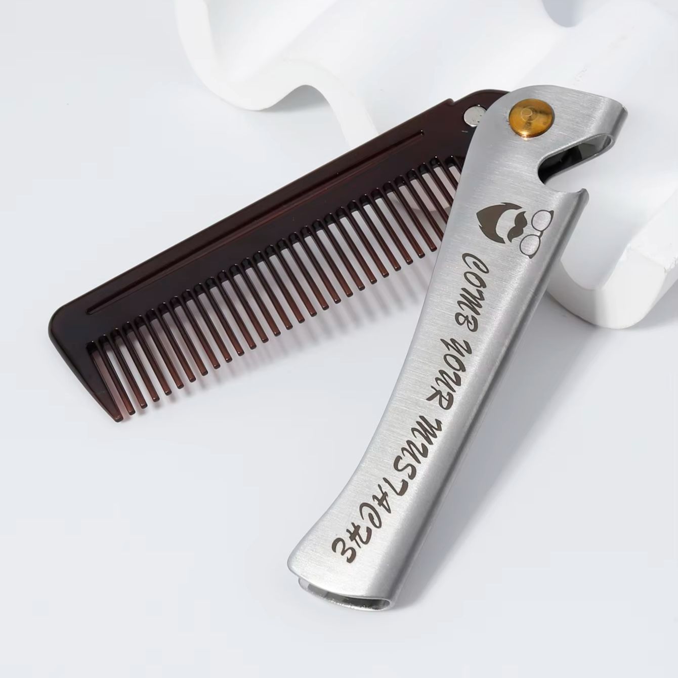 Folding pocket comb, fine toot - Comb Fine Tooth ulasan dan harga