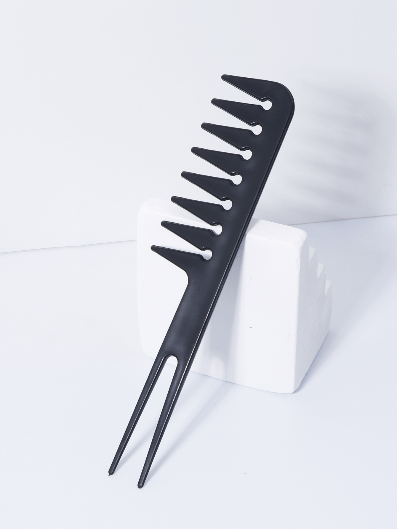Double Fork Wide Tooth Comb, D - Men'S Grooming Hair ulasan dan harga