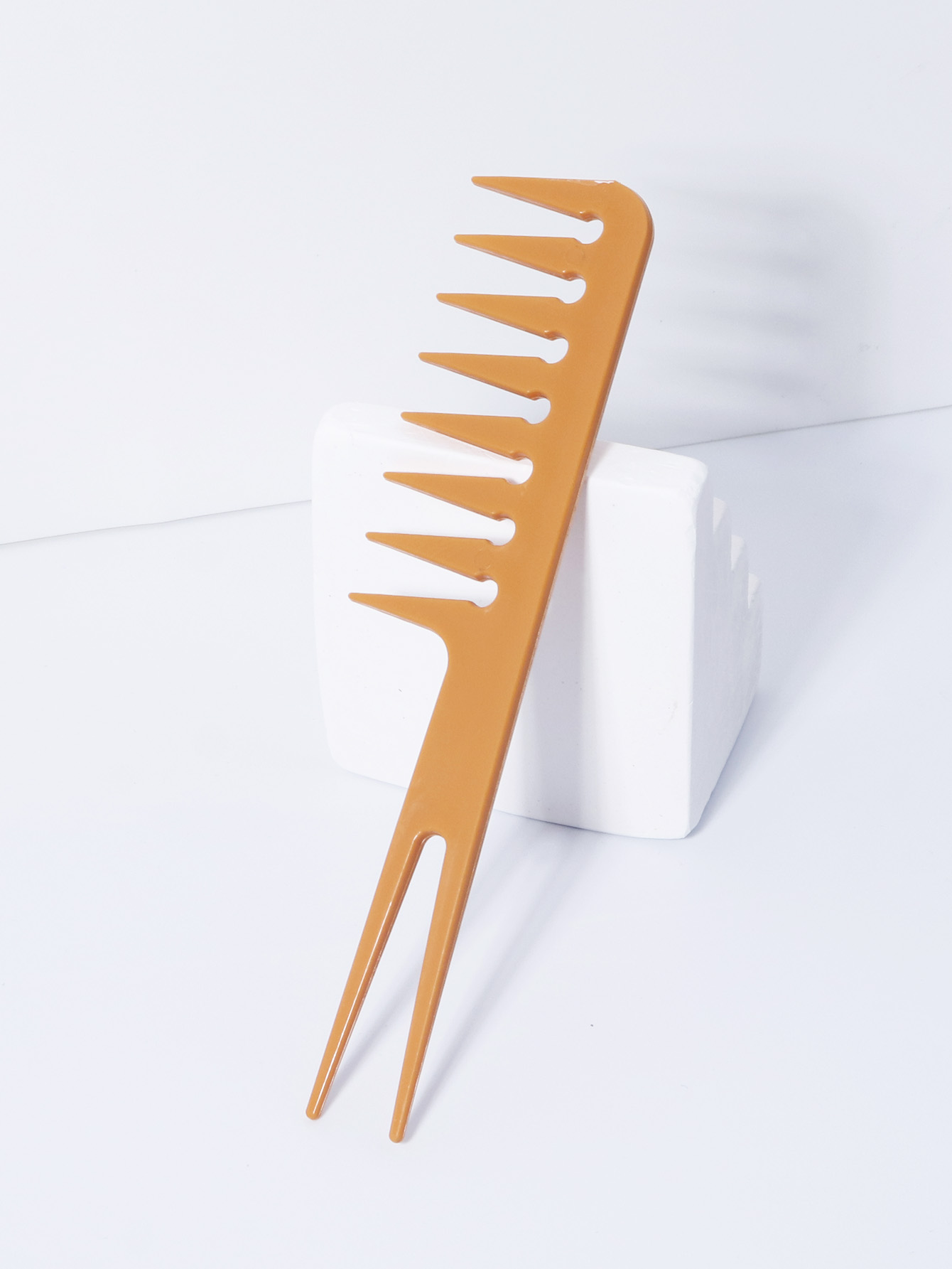 Double Fork Wide Tooth Comb, D - Men'S Grooming Hair ulasan dan harga