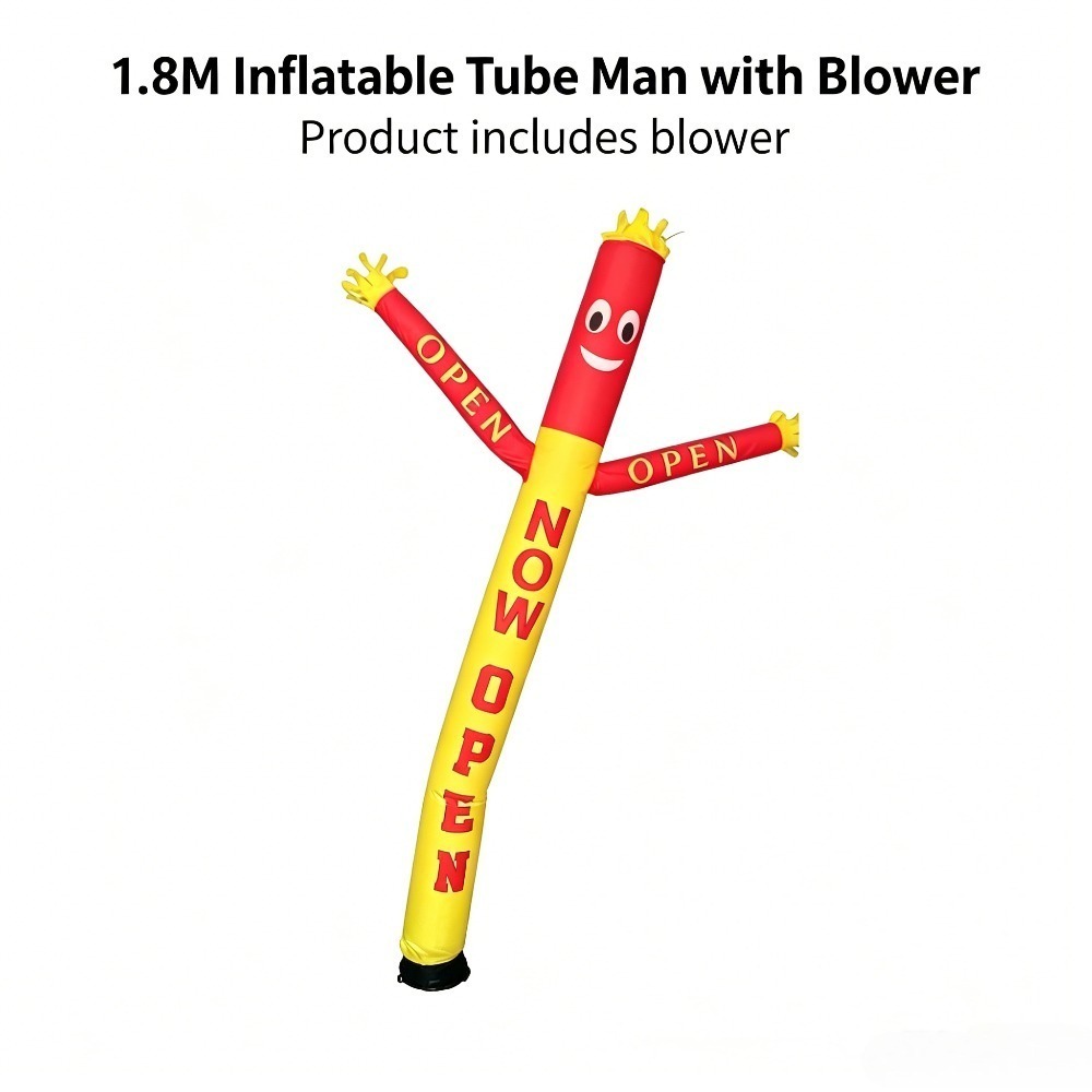 1.8M Inflatable Waving Tube Ma - Men'S Grooming Day ulasan dan harga